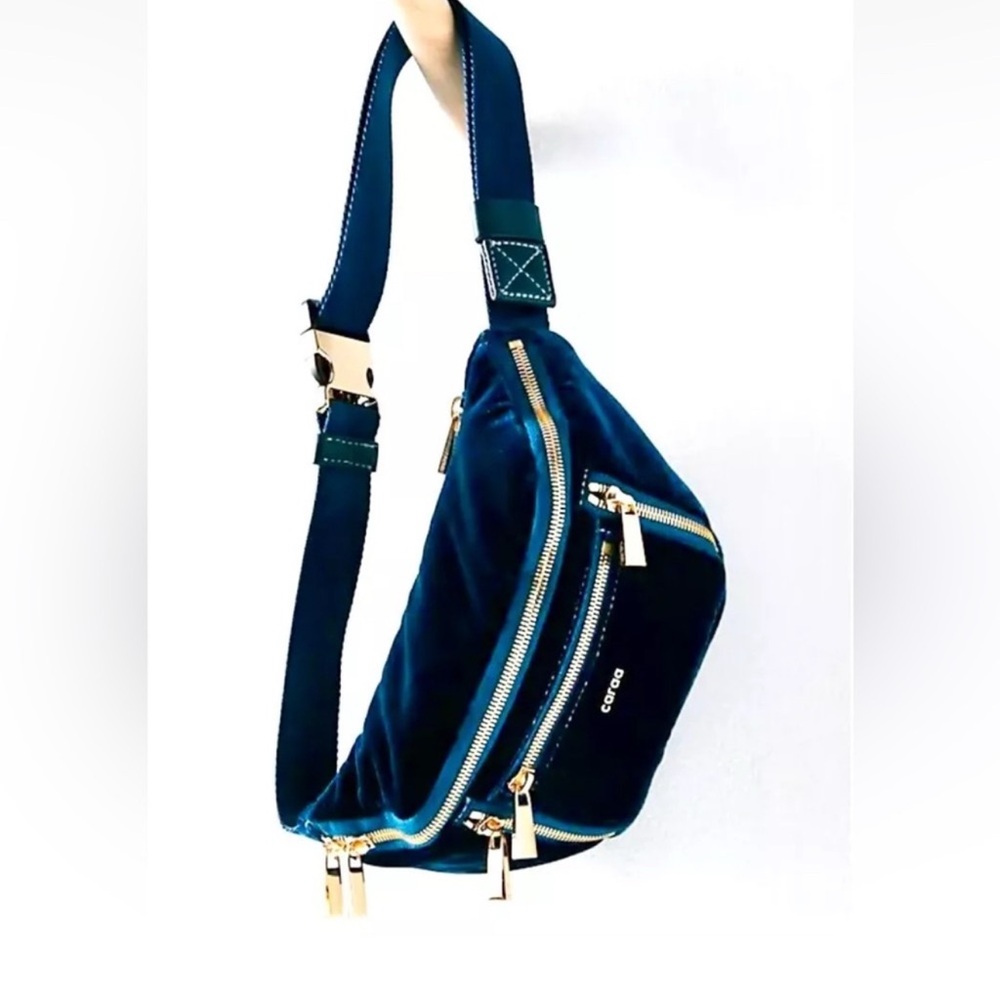 Free People Caraa velvet sling bag
